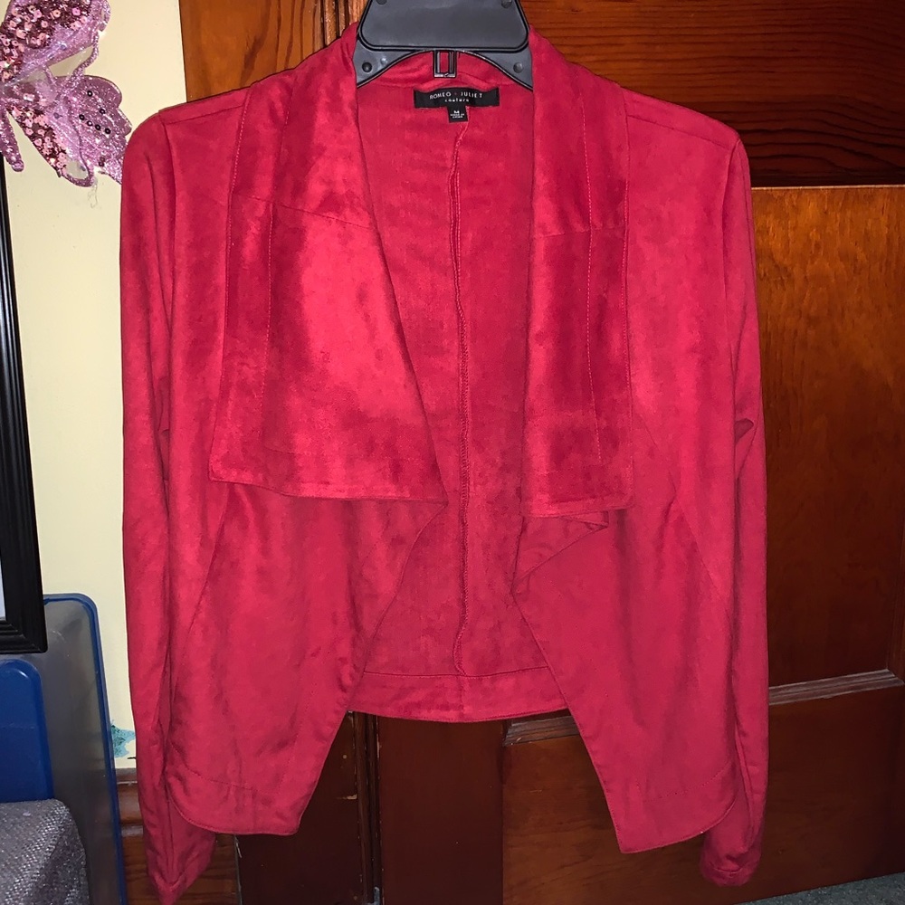 Romeo & Juliet Couture Faux Suede Jacket